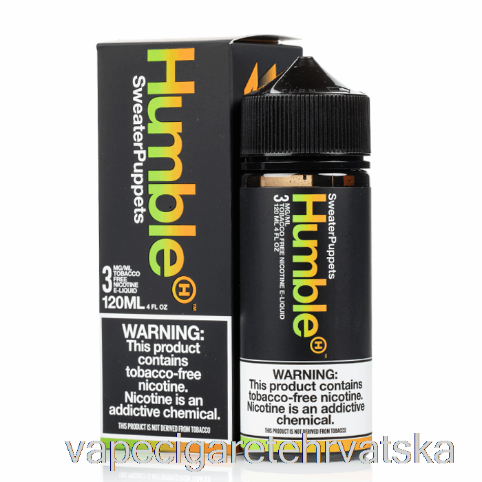 Vape Hrvatska Sweater Puppets - Humble Juice Co. - 120 Ml 0 Mg